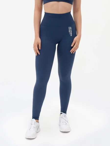 Legginsy modelujące Seamless Super Strong niebieski
