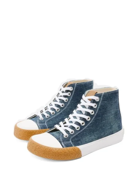 Sneakerși Loewe cu șireturi din dantelă albastru