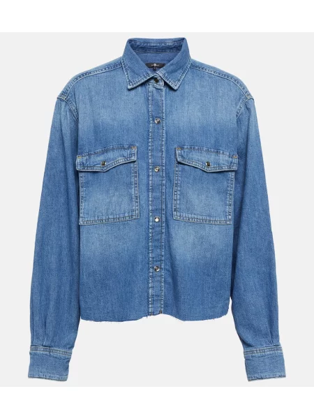 Košulja 7 For All Mankind plava