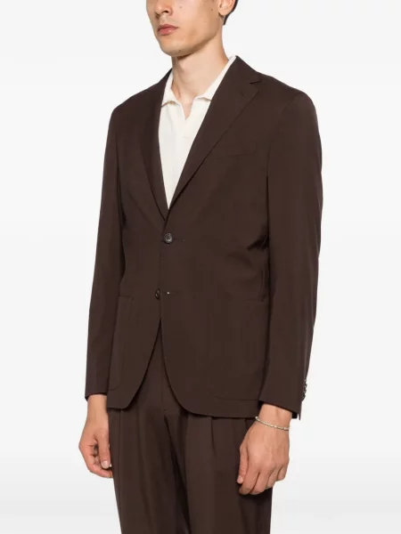 Sacou Corneliani cu rever maro