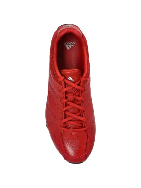 Sneakerși Adidas Adizero cu șireturi din dantelă cu dungi roșu