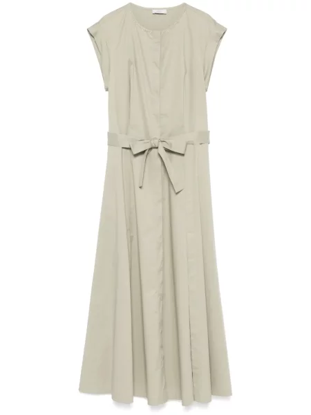 Rochie tip cămașă Peserico de costum verde