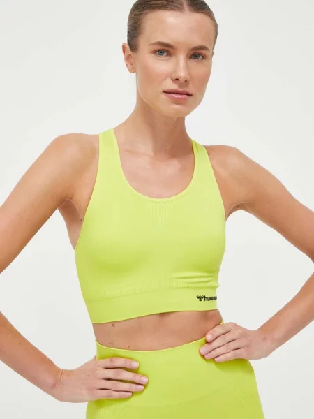 Sportovní top Hummel zelený