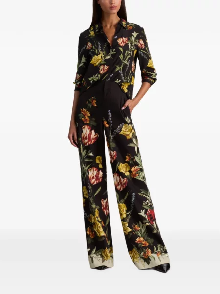 Pantaloni Alice + Olivia negru