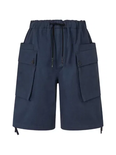 Pantaloni scurți cargo Tomboy cu cordon albastru