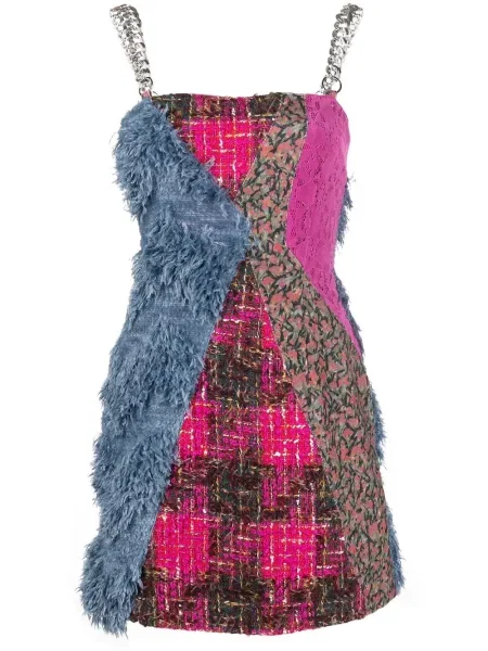 Mała mały sukienka mini Andersson Bell garniturowa różowa