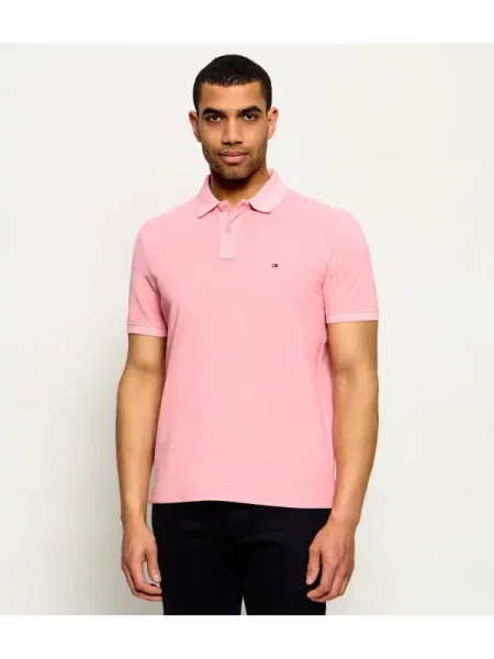 Tricou polo Tommy Hilfiger roz