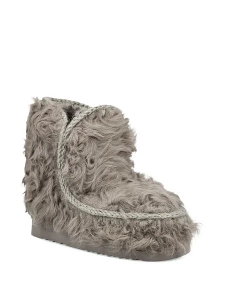 Botine Mou cu blană gri