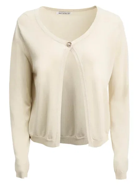 Influencer Kardiganas smėlio