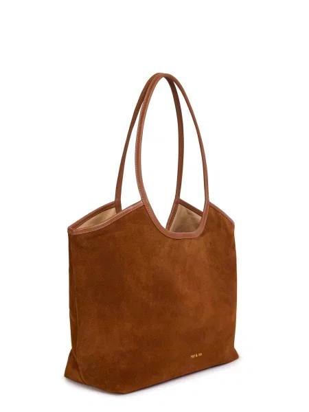 Nat&Nin Vrečasta torba MILAN rjava