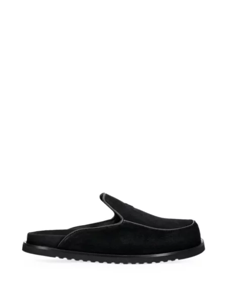Chiloți Filling Pieces din piele de căprioară slip-on negru