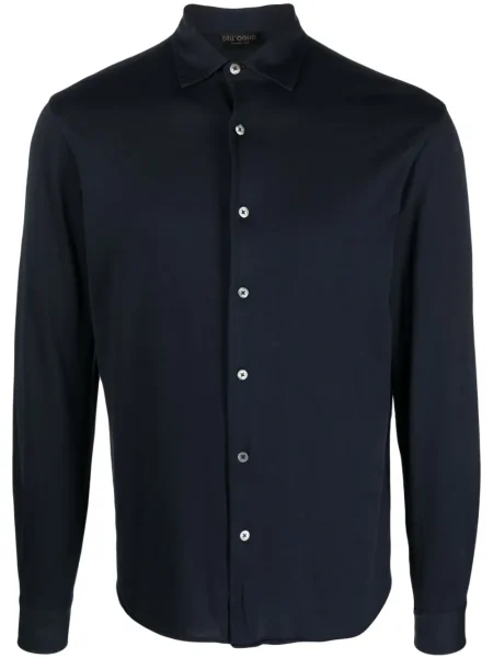 Дълго риза Dell'oglio синьо