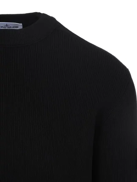 Pulover Stone Island cu strasuri negru