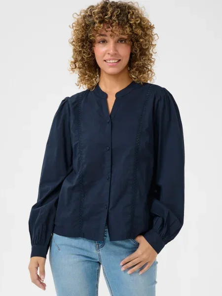 Cream Bluză Jassi bleumarin