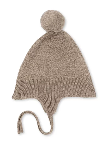 Konges Sløjd шапка з помпоном дитяча з вовною MATTOU KNIT HELMET