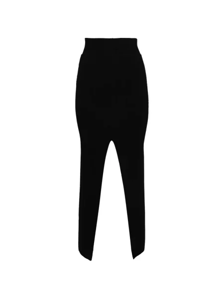 Fustă Rick Owens cu nervuri negru