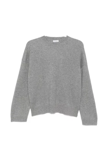 Pulover Brunello Cucinelli gri