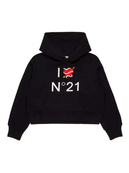 Bluza z kapturem dziecięca N°21 czarna