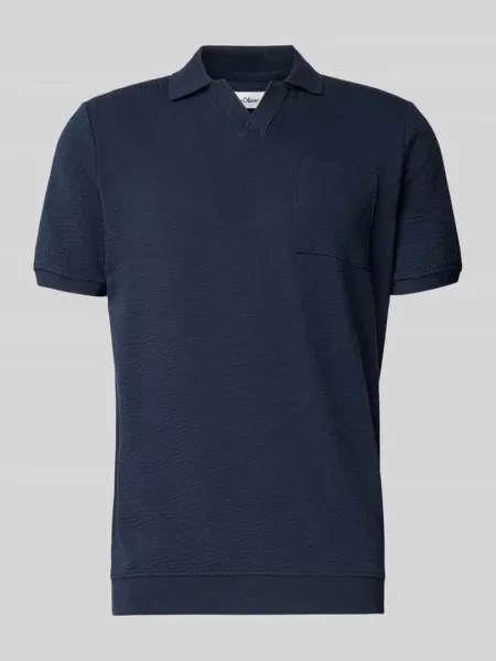 Koszulka polo o kroju regular fit z mieszanki bawełny S.oliver Red Label