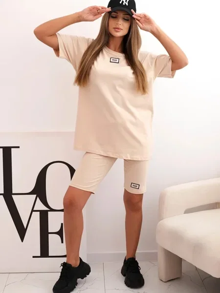 Pantaloni scurți Kesi Włoski scurte bej