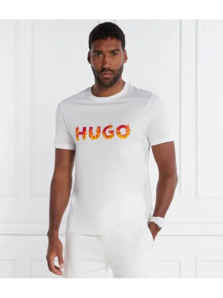 HUGO Póló Danda fehér