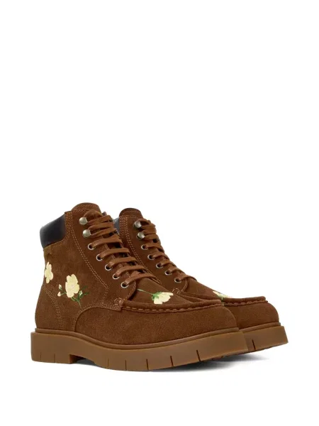Botine Camper cu model floral maro