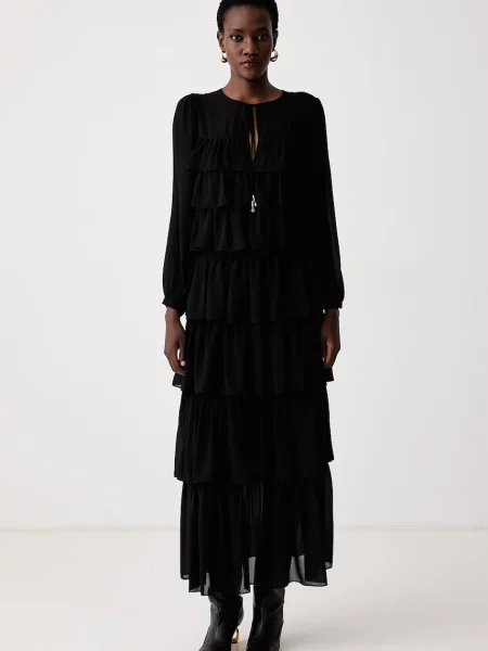 MICHAEL Michael Kors rochie evazată negru