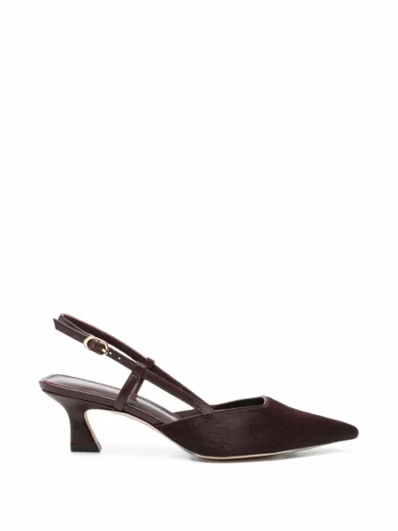 Papuci tip mules Stuart Weitzman slingback roșu