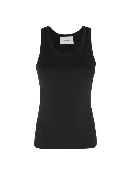 Lekki top Coperni z logo czarny