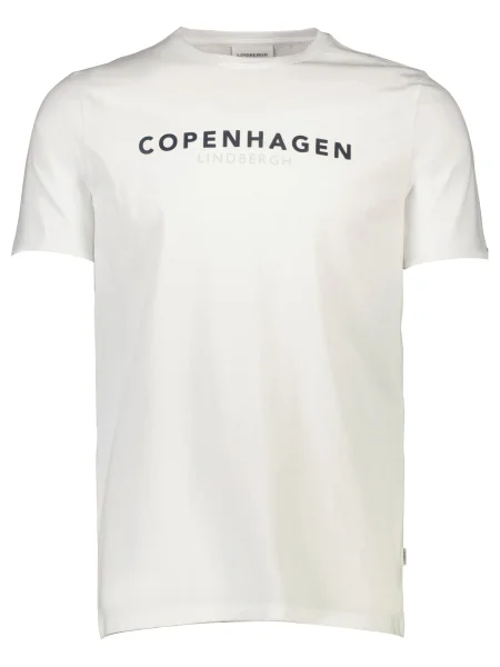 Lindbergh tricou din barbati cu imprimeu alb