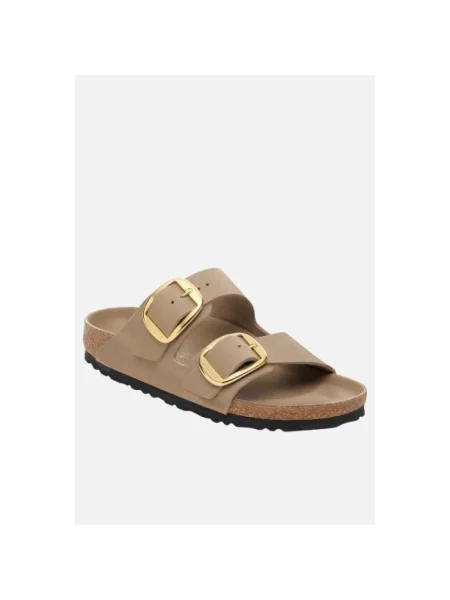 Klapki Birkenstock brązowe