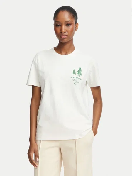 Napapijri T-Shirt Bliss Κρεμ