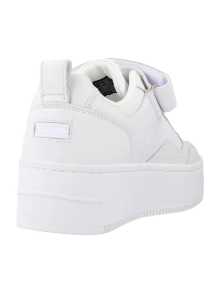 Pantofi Tommy Jeans cu dungi alb
