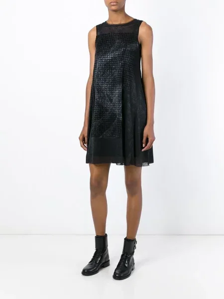 Rochie High fără mâneci negru