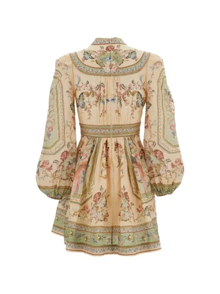 Rochie mini Zimmermann de in cu model floral cu imagine