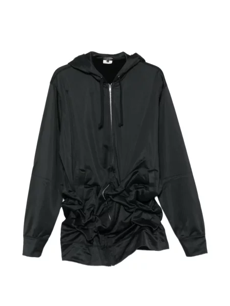 Hoodie Comme Des Garçons Homme Plus με βολάν μαύρο