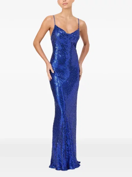 Rochie maxi Jenny Packham albastru