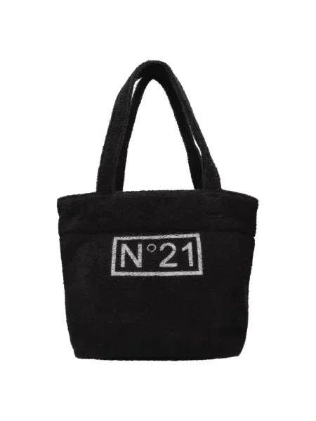Shopperka N°21 frotte czarna