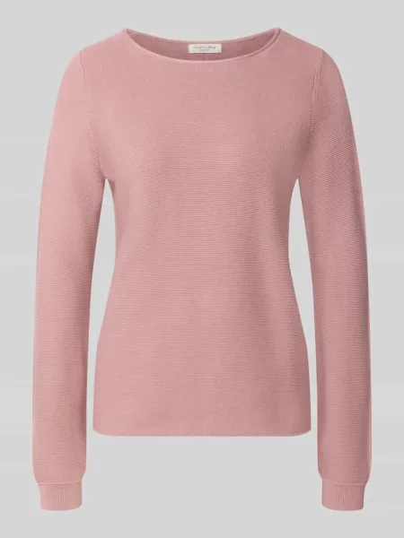 Sweter z czystej bawełny w imitacji dzianiny Christian Berg Woman