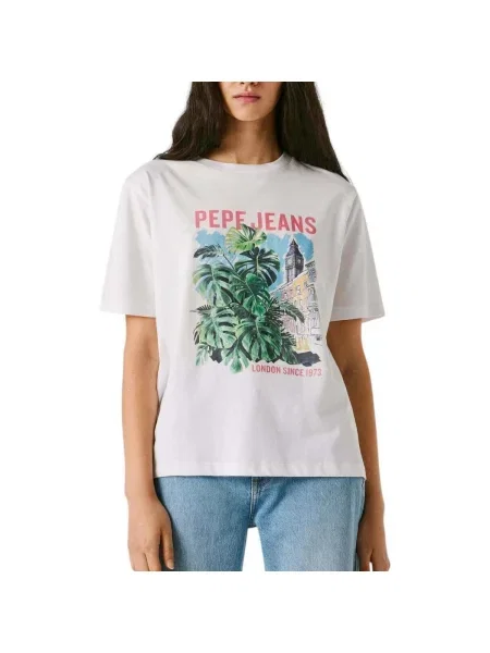 Tricou Pepe Jeans alb
