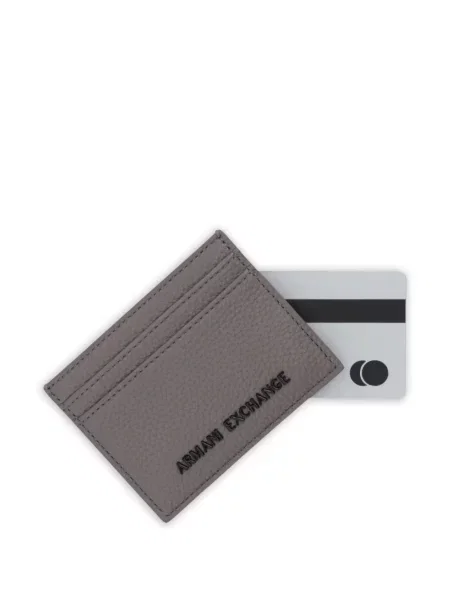 Pénztárca Armani Exchange autogrammal szürke