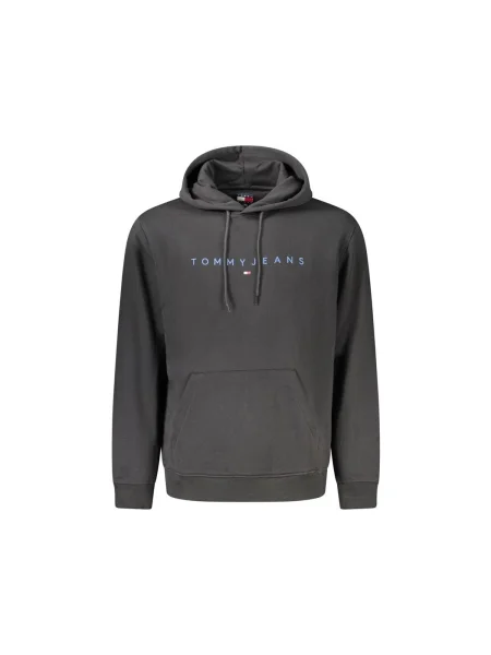 Kapucnis melegítő felső Tommy Jeans fekete