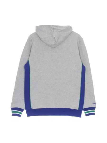 Bluza z kapturem Mitchell & Ness z kapturem szara