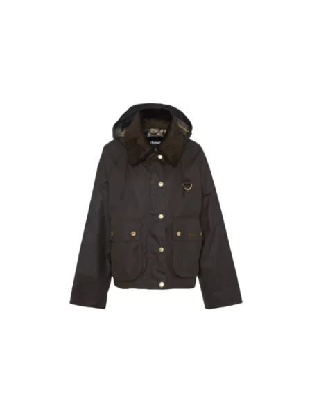 Woskowana kurtka Barbour czarna