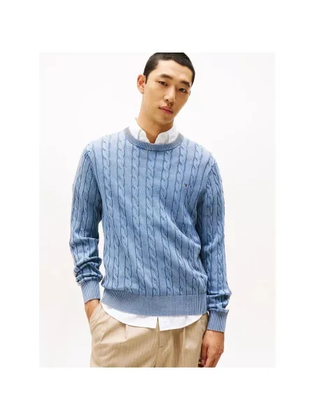 Pulover Tommy Hilfiger albastru