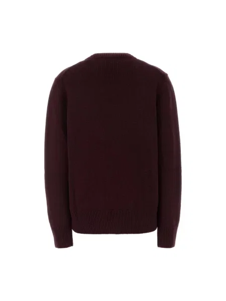 Sweter Burberry z kaszmiru fioletowy