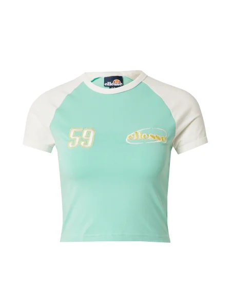 ELLESSE Tricou VAMAVECHE galben / verde mentă alb