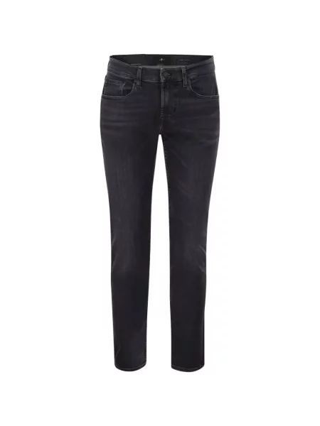 Cu centură blugi 7 For All Mankind negru