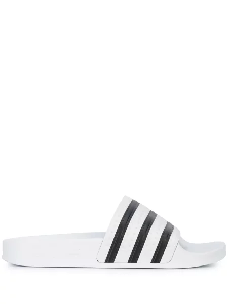 Papuci Adidas cu dungi alb