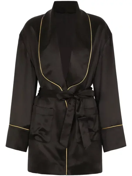 Sacou Dolce & Gabbana de mătase negru